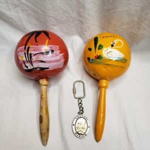 Cozumel Mexico Maracas and Key Chain